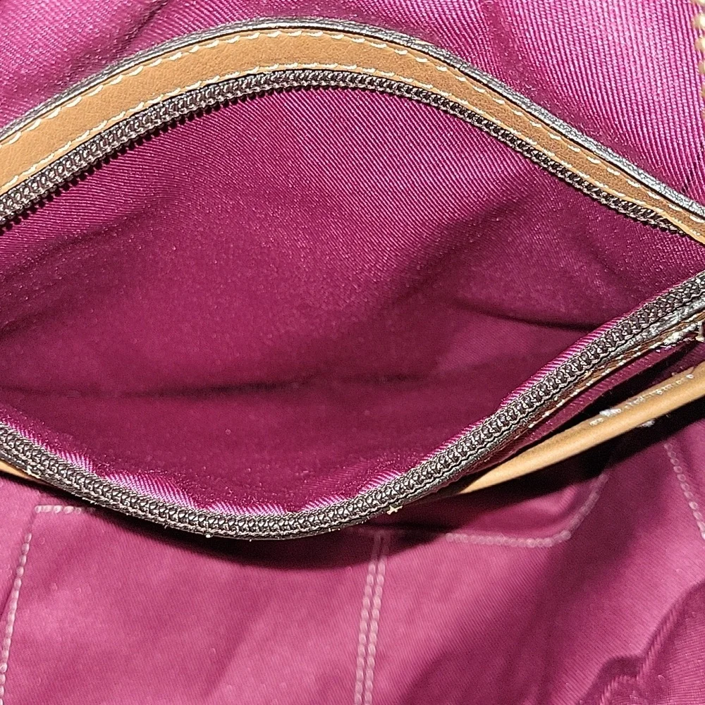 Large IL Duca  Tan Leather Hobo Bag - Classic Everyday Shoulder Bag